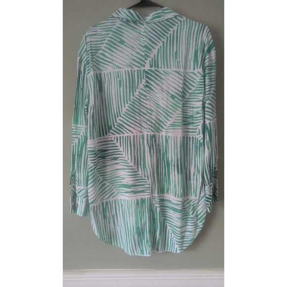 Calia 2-Piece Resort Swim Cover Up Sm Long Sleeve Oversized Top + XS Shorts Set - Picture 2 of 8